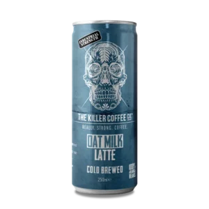 Killer Coffee oat milk latte cold brew canned coffee