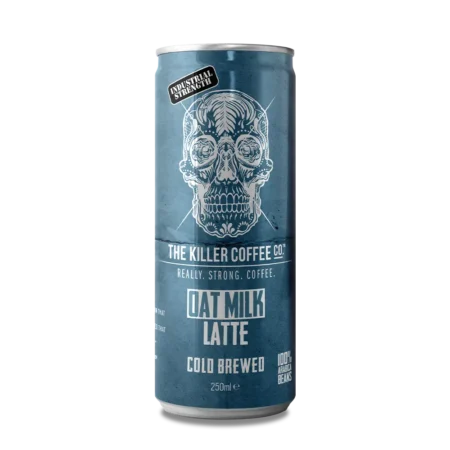 Killer Coffee oat milk latte cold brew canned coffee